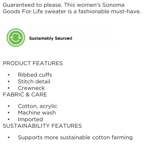 SONOMA XXL Goods For Life XXL sweater with stitch detail shades of red w… - Picture 13 of 14